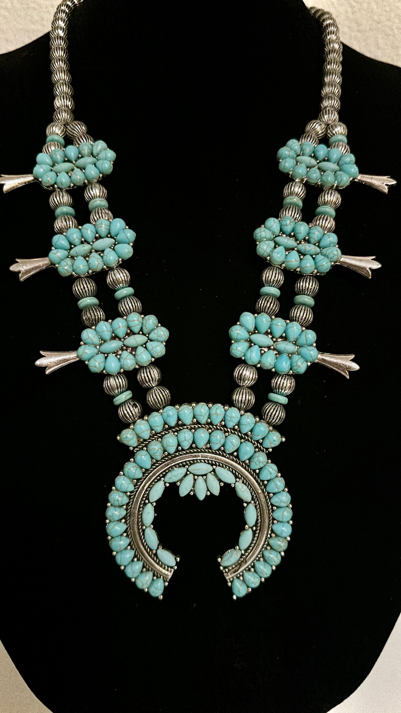 Turquoise Blossom Necklace