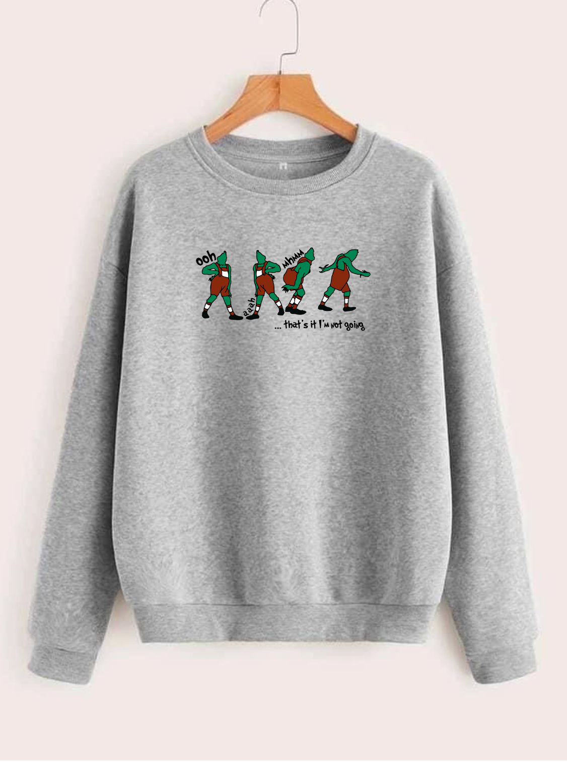 Embroidered Grinch Sweatshirt